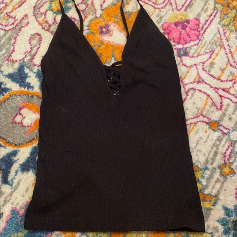Free People Ribbed Fitted Tank